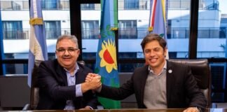 Raúl y Kicillof acordaron cooperación para el fortalecimiento institucional de los municipios catamarqueños
