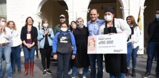 El centro vecinal “Virgen de Guadalupe” se quedó con el premio al mejor locro Gustavo Saadi, Intendente Gustavo Saadi