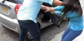 Un sujeto intentó subir por la fuerza a una joven en un auto