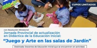 Jornada provincial: “Juego y Arte en las salas de Jardín”