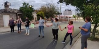 Protesta de vecinos de La Cruz Negra