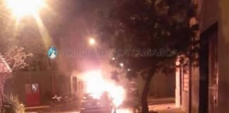 Se incendió un automóvil en la Capital