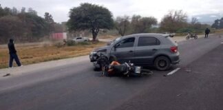 Grave siniestro vial en la Circunvalación