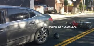 Choque en avenida Presidente Castillo: un herido