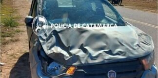 Mujer volcó cuando circulaba por Los Varela