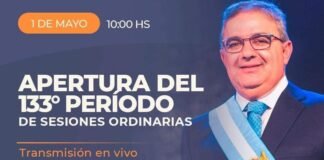 El Gobernador Jalil abre un nuevo período de sesiones ordinarias Inicio de sesiones ordinarias 2022