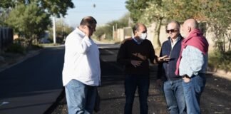 Avanzan las obras de pavimentación en el barrio 48 viviendas