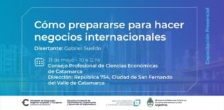 Capacitación presencial sobre cómo prepararse para hacer negocios internacionales