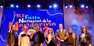 El gobernador y el Intendente dejaron inaugurada la XLII edición de la Fiesta Nacional de la Mandarina