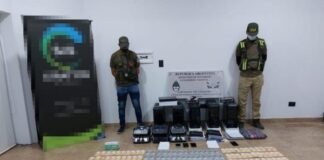 Gendarmería allanó la financiera Stratton Sierra y secuestró 8.700 dólares