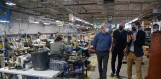 Los diputados nacionales Rubén Manzi y Francisco Monti recorrieron la planta Confecat S.A