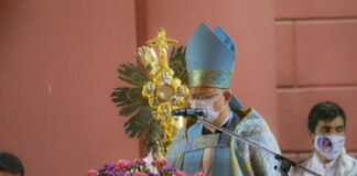 Urbanc en su discurso dedicó parte a la politica catamarqueña en la Fiesta de la Virgen