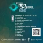 Cartelera fiesta del poncho Domingo 24 de julio