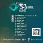 Cartelera fiesta del poncho domingo 17 de julio