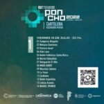 Cartelera fiesta del poncho viernes 15 de julio