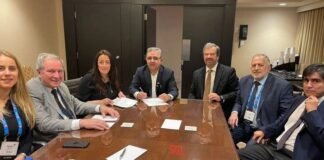Jalil acordó que una academia canadiense capacite en minería Raul Jalil, Ruben Dusso, Natalia Dusso, Jorge Sola Jais, Marcelo Murua