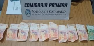 Una mujer robó más de 9 mil pesos de un local y fue aprehendida