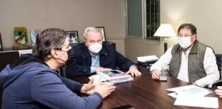Senado: El vicegobernador se reunió con la Federación Económica Ruben Dusso, Federacion Economica