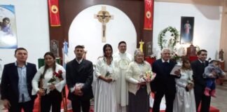 Casamientos comunitarios en la parroquia Espíritu Santo