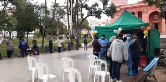 Cronograma de Vacunación Móvil en Plaza 25 de Mayo
