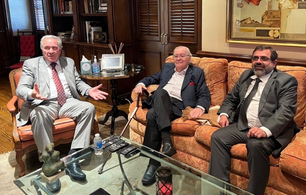 El vicegobernador Dusso y Fernando Jalil de YMAD se reunió en EEUU junto a Fernando Gelbard