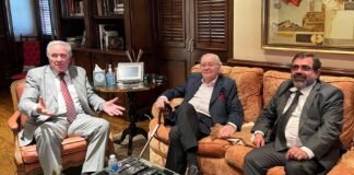 El vicegobernador Dusso y Fernando Jalil de YMAD se reunió en EEUU junto a Fernando Gelbard