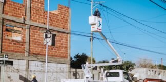 La iluminación LED llegó al barrio Eva Perón