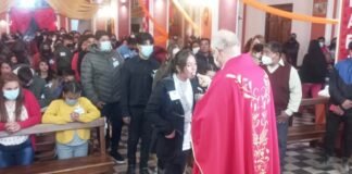 Más de 30 adolescentes recibieron la Confirmación en Tinogasta