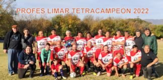 Profes Limar tetracampeón Sénior Liga de Graduados