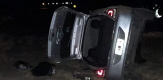 Siniestro vial en la localidad de Miraflores