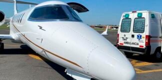 Un niño de 5 años fue trasladado en un vuelo aéreo sanitario