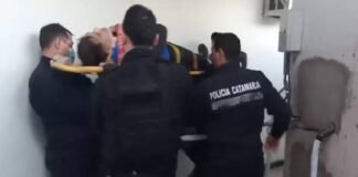 Accidente laboral: Se electrocutó al maniobrar un cable de alta tensión