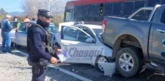 Choque en cadena en la Ruta Nacional 38