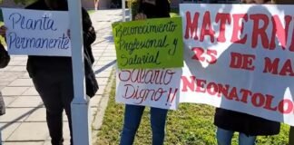 Enfermería de la Maternidad en estado de alerta y asambleas permanentes