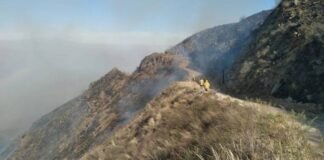 Tras varios días, se logró controlar el incendio en Andalgalá