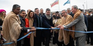 Jalil y autoridades nacionales dejaron inaugurada la Fiesta Nacional e Internacional del Poncho 2022