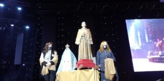 La Virgen del Valle y el Beato Mamerto en el Poncho 2022