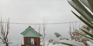 Primera nevada del año en Belén