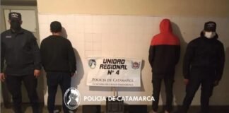 Robaron en una casa en Andalgalá y los atraparon