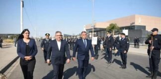 El Gobernador Raúl Jalil participó de acto aniversario de la policía de Catamarca Fabiola Segura, Raul Jalil