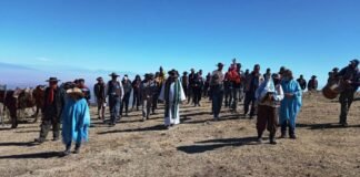 Celebran a San Roque en los puestos de Pomán