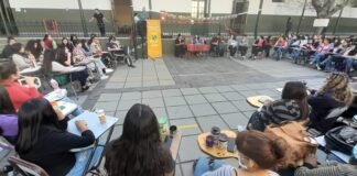 Charla en la Facultad de Humanidades con la participación de María Eugenia Hermida