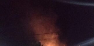 FME: explotó una garrafa y se prendió fuego una rotisería
