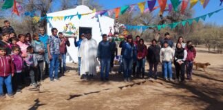 Fiestas patronales en puesto San Cayetano