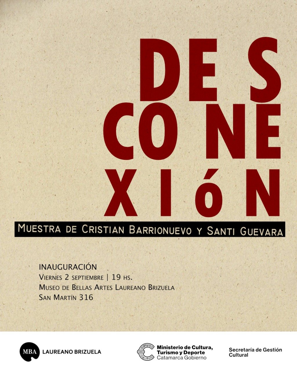 Inaugura la muestra Desconexión en el Museo de Bellas Artes