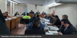 La enfermera y el chofer del SAME coincidieron en que Pachao estaba inconsciente