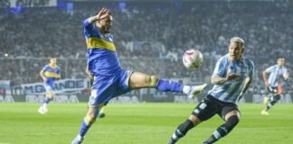 Racing y Boca empataron en un final con polémica