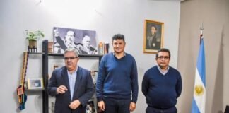 Raúl Jalil y el intendente Córdoba se reunieron para dialogar sobre el debate minero y seguridad