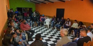 Referentes de Juntos Por el Cambio se reunieron en La Merced