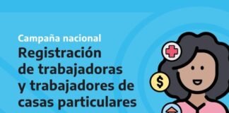 15 DE SEPTIEMBRE CAMPAÑA FEDERAL PARA LA REGISTRACIÓN DE TRABAJADORAS Y TRABAJADORES DE CASAS PARTICULARES – PROGRAMA REGISTRADAS